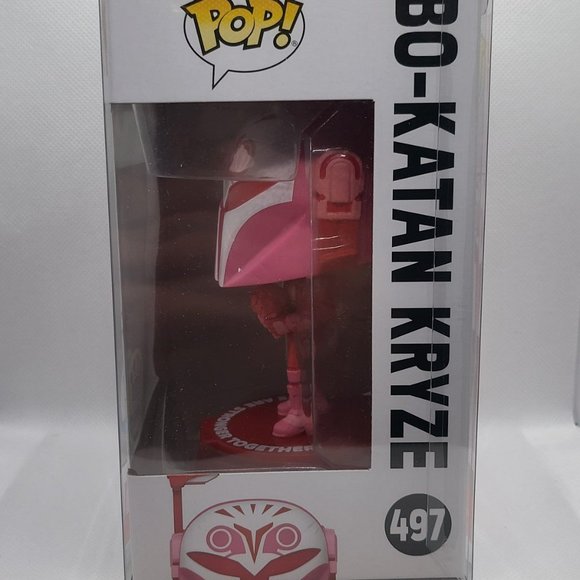 Star Wars Bo-Katan Kryze (Pink Valentine) Funko Shop Exclusive Funko Pop - Picture 2 of 8